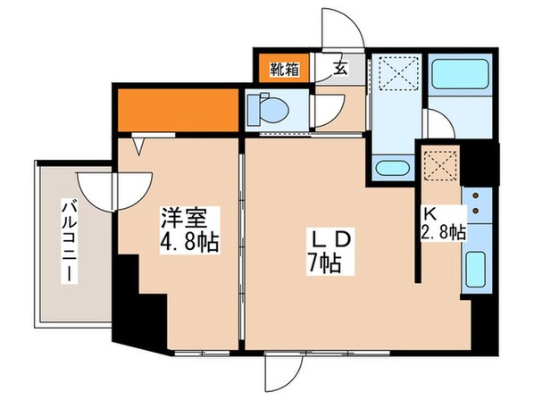 F022円山の物件間取画像